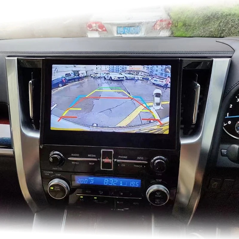 For  Alphard 35 Series Center Console Screen with Vent, Compatible with 2015-2022 Models